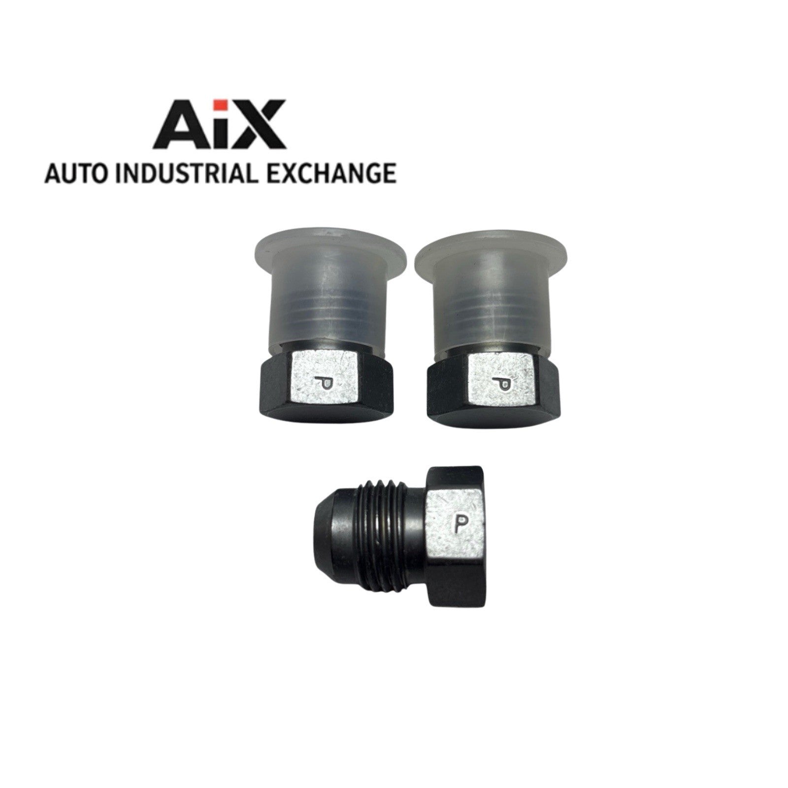 Parker 6 PNTX-S JIC 3/8 Male 37° Flare Plug Triple-Lok Steel – Lot of 3