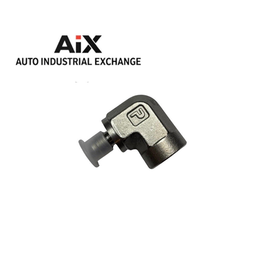 Lot of 3 Parker 4-6 DTX-SS 37° Flare x 3/8” NPT Elbow Fittings Stainless Steel