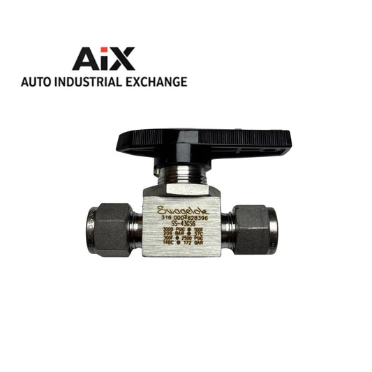 Swagelok SS-43GS6 Ball Valve 3/8” Tube Fitting 40G Series 316 SS 1.5 Cv USA