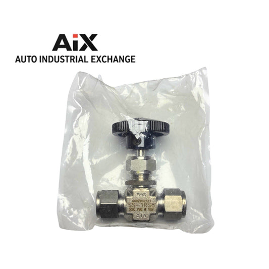 Swagelok SS-1RS8 Stainless Steel Needle Valve 1/2” Tube Fitting 5000 PSIG