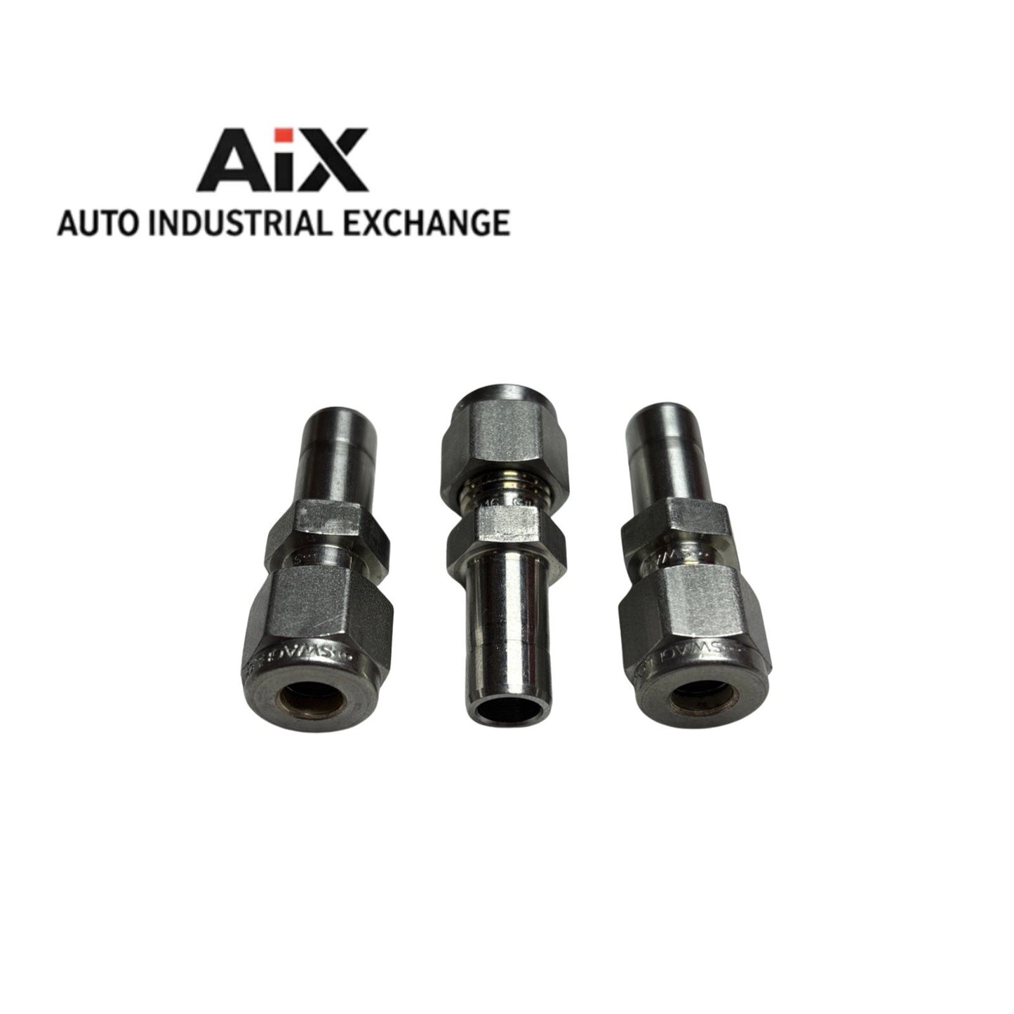 Lot of 3 Swagelok SS-400-R-6 Reducer Fittings 1/4” x 3/8” Tube Stainless Steel