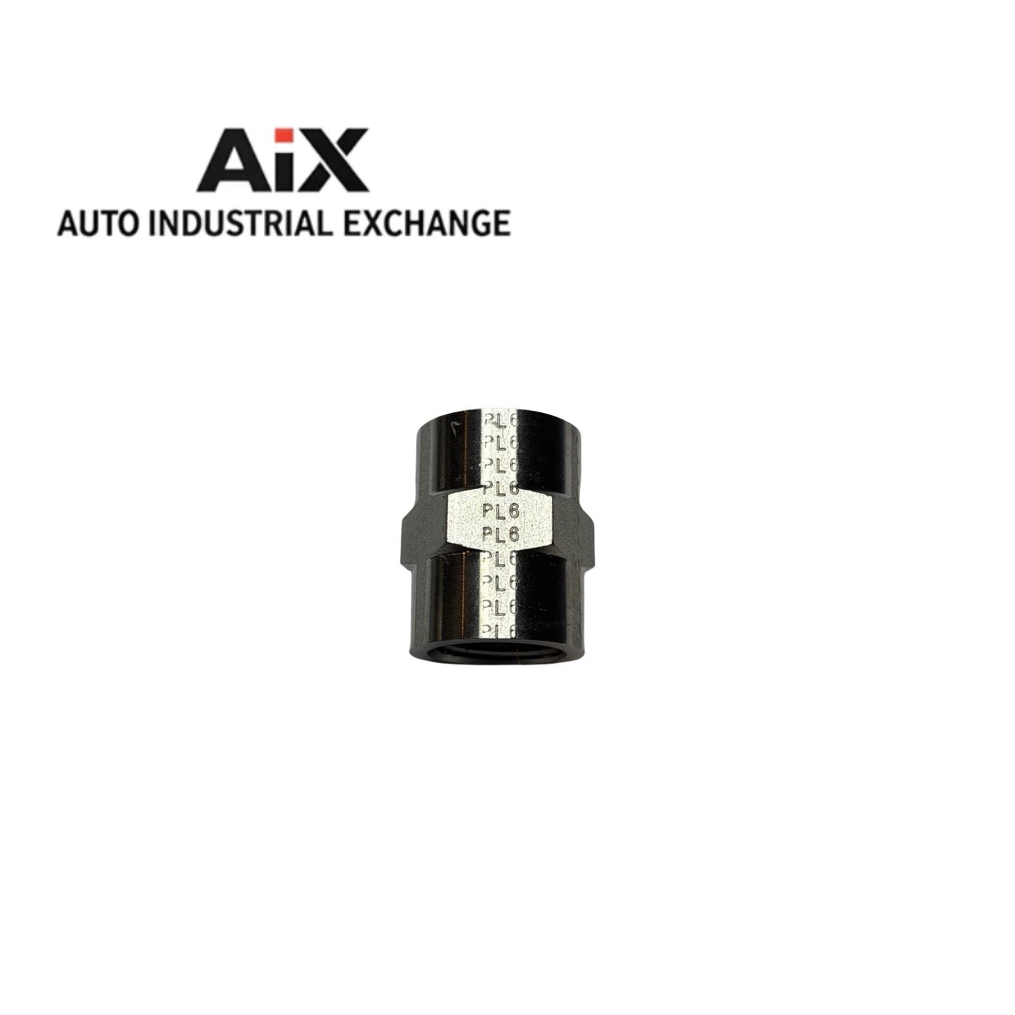 Lot of 4 Parker 3/8 GG-SS Stainless Coupler Fittings NPT x NPT 6000 PSI