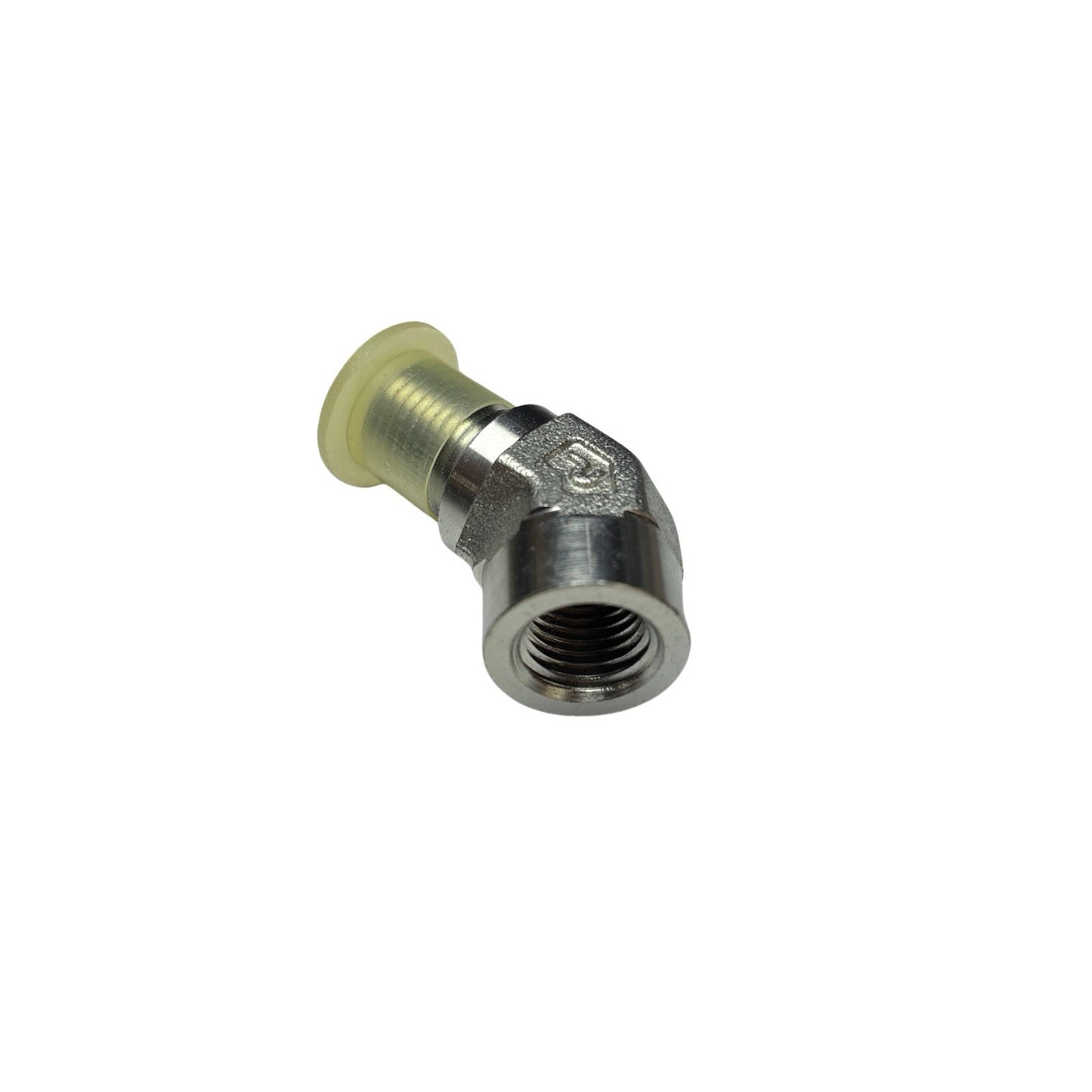 Lot of 3 Parker 1/4 CD45-S 45° NPT Elbow Pipe Fittings Steel | Swagelok SSP Alt