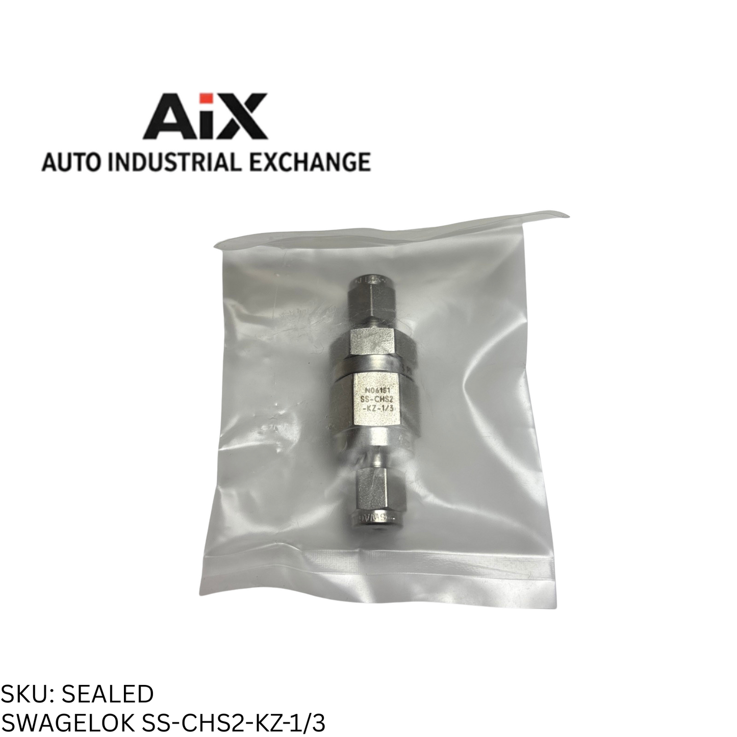 Swagelok SS-CHS2-KZ-1/3 Stainless Steel Poppet Check Valve 1/8" 6000 psi