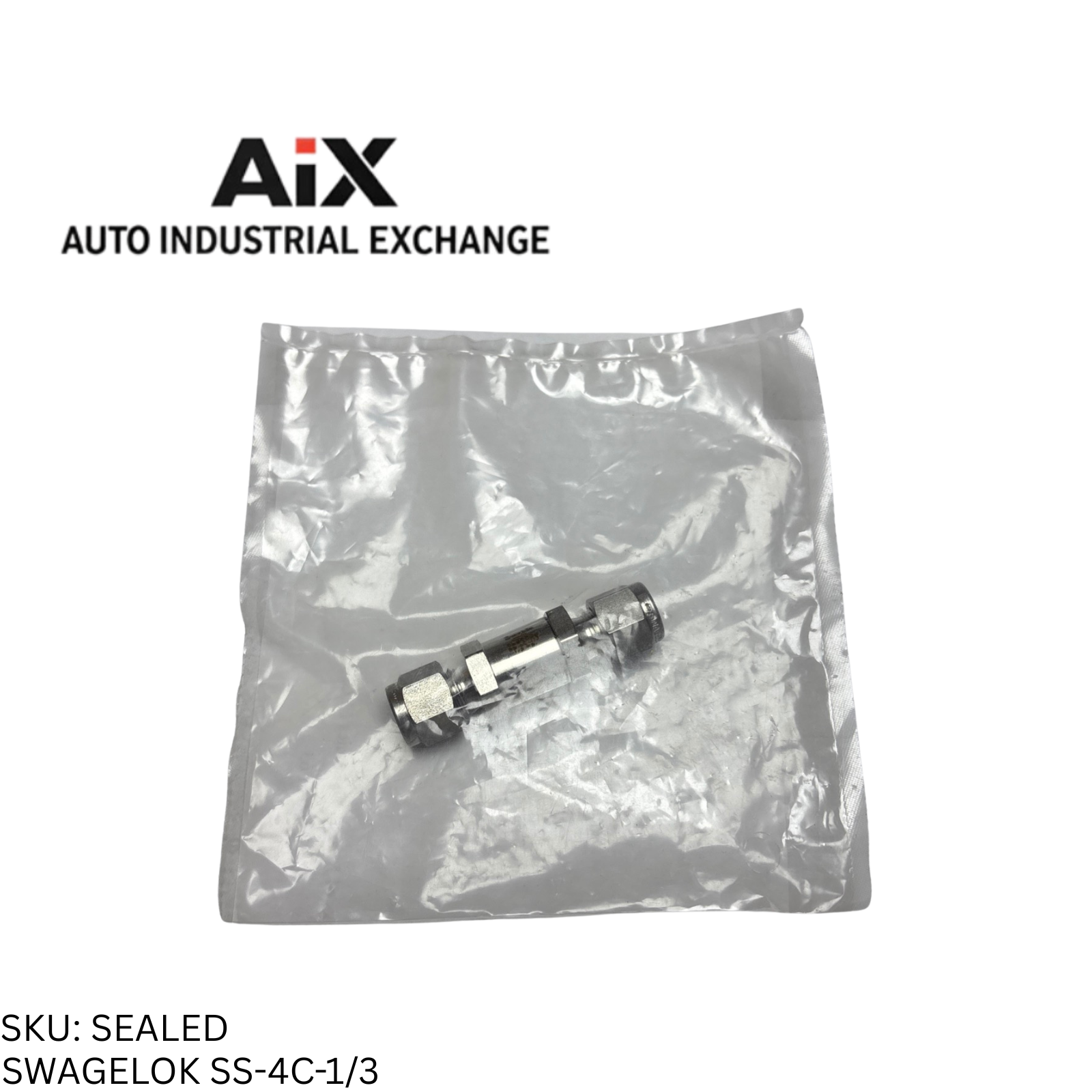 Swagelok SS-4C-1/3 Stainless Steel Poppet Check Valve 1/4" Tube 1 psig