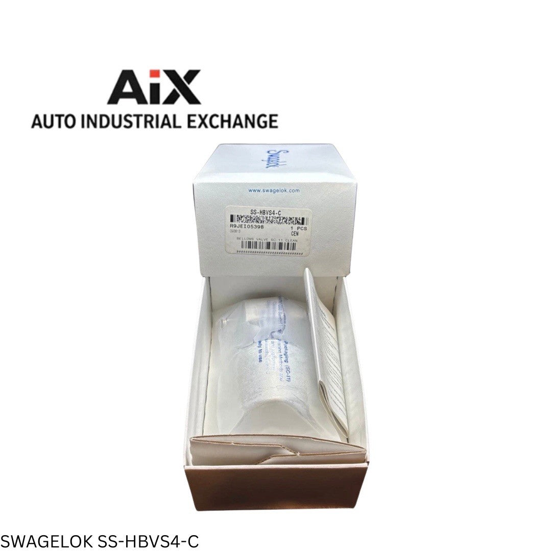 Swagelok SS-HBVS4-C Bellows Sealed Valve 1/4 in Tube NC Actuator Polyimide Tip