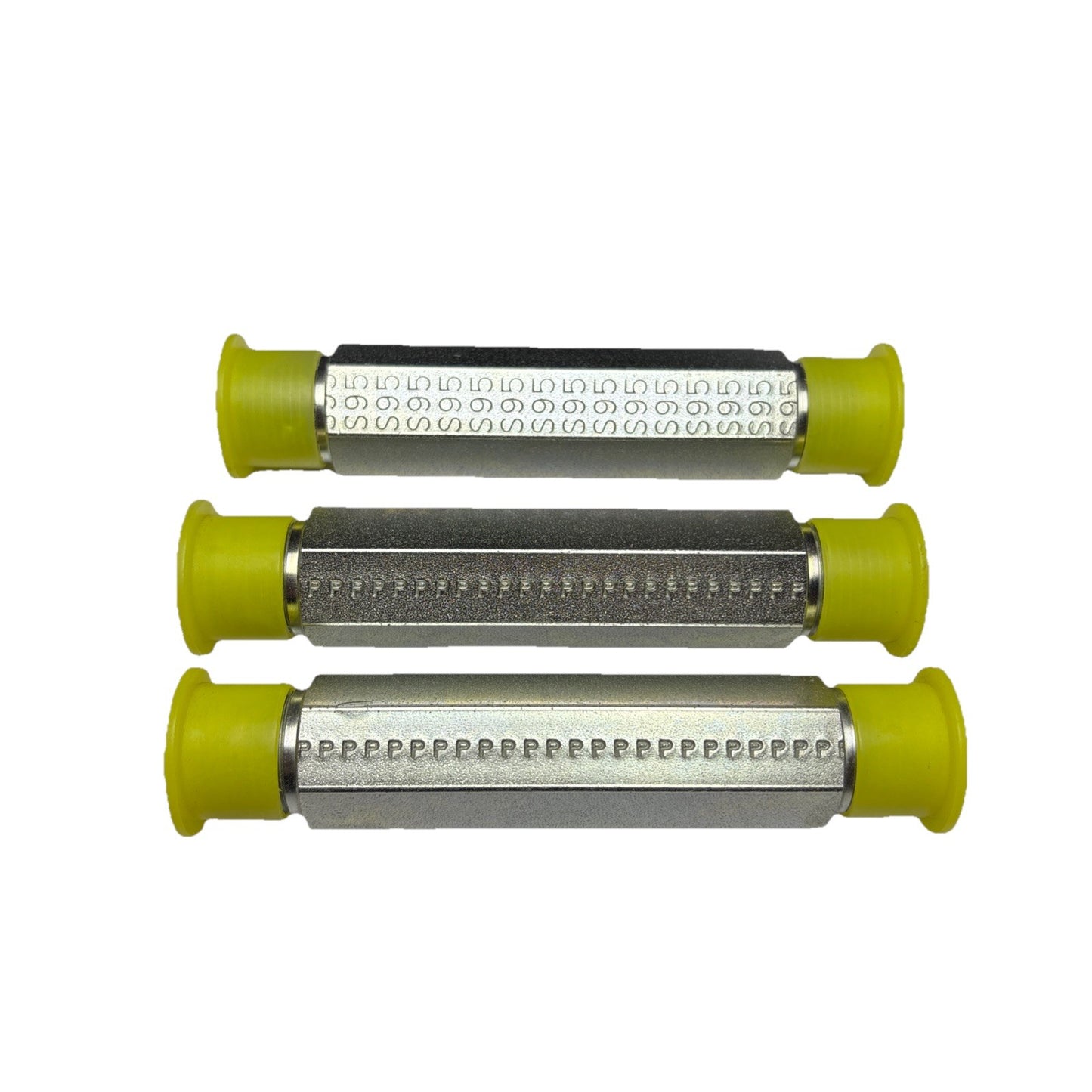 Lot of 3 Parker 3/8 X 4.0 FFF-S NPTF Pipe Nipples 6000 PSI Steel Hex Fittings