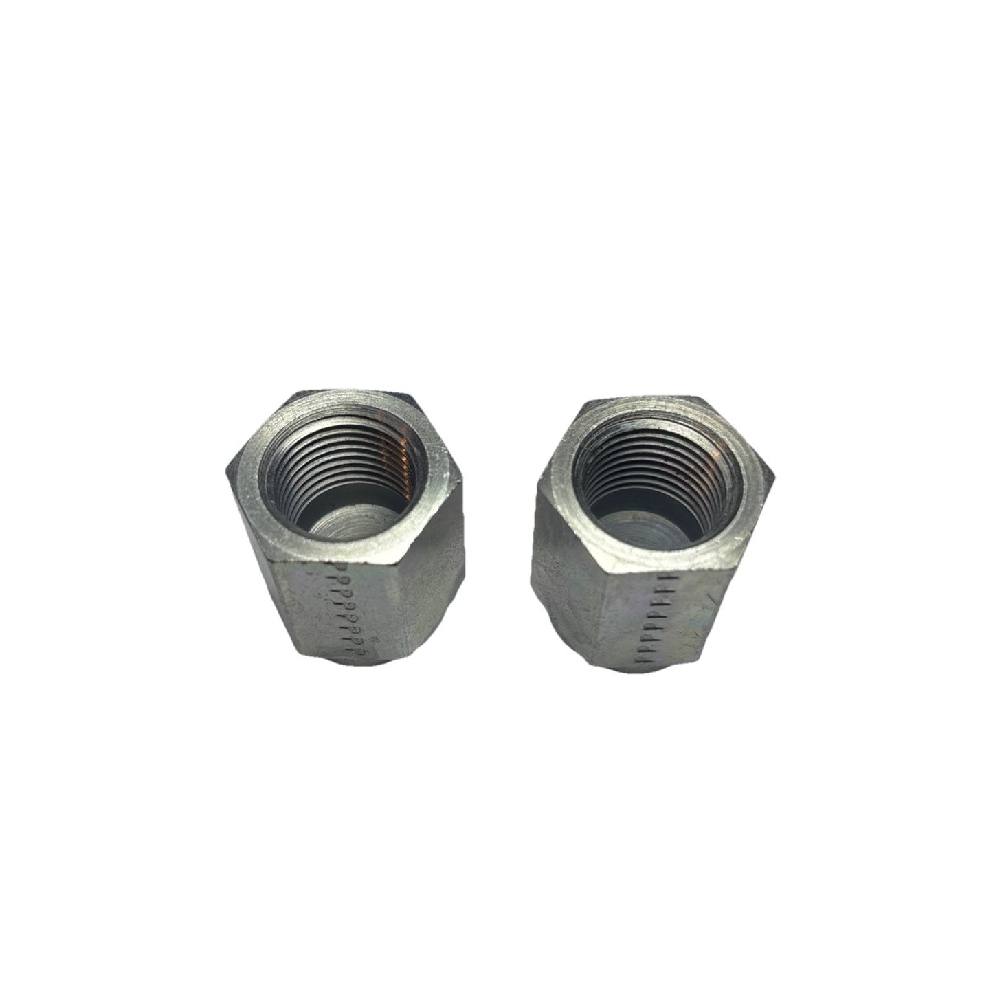Lot of 2 Parker 3/8 HPC-S Hex Caps Steel NPTF Pipe Fittings 6000 PSI