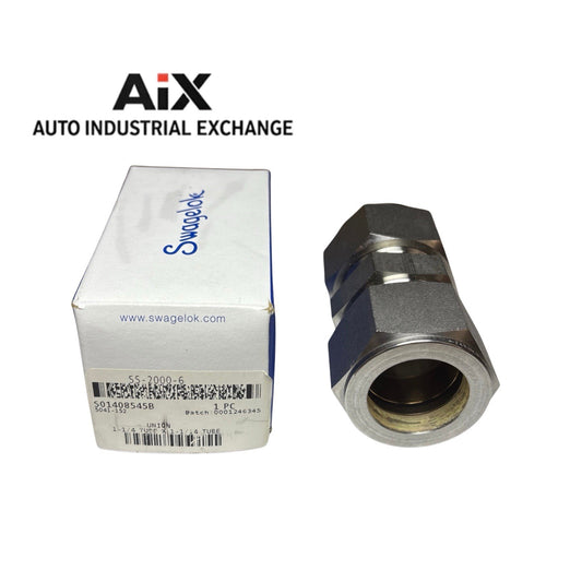 Swagelok SS-2000-6 Union Fitting 1-1/4” Tube OD 316 Stainless Steel