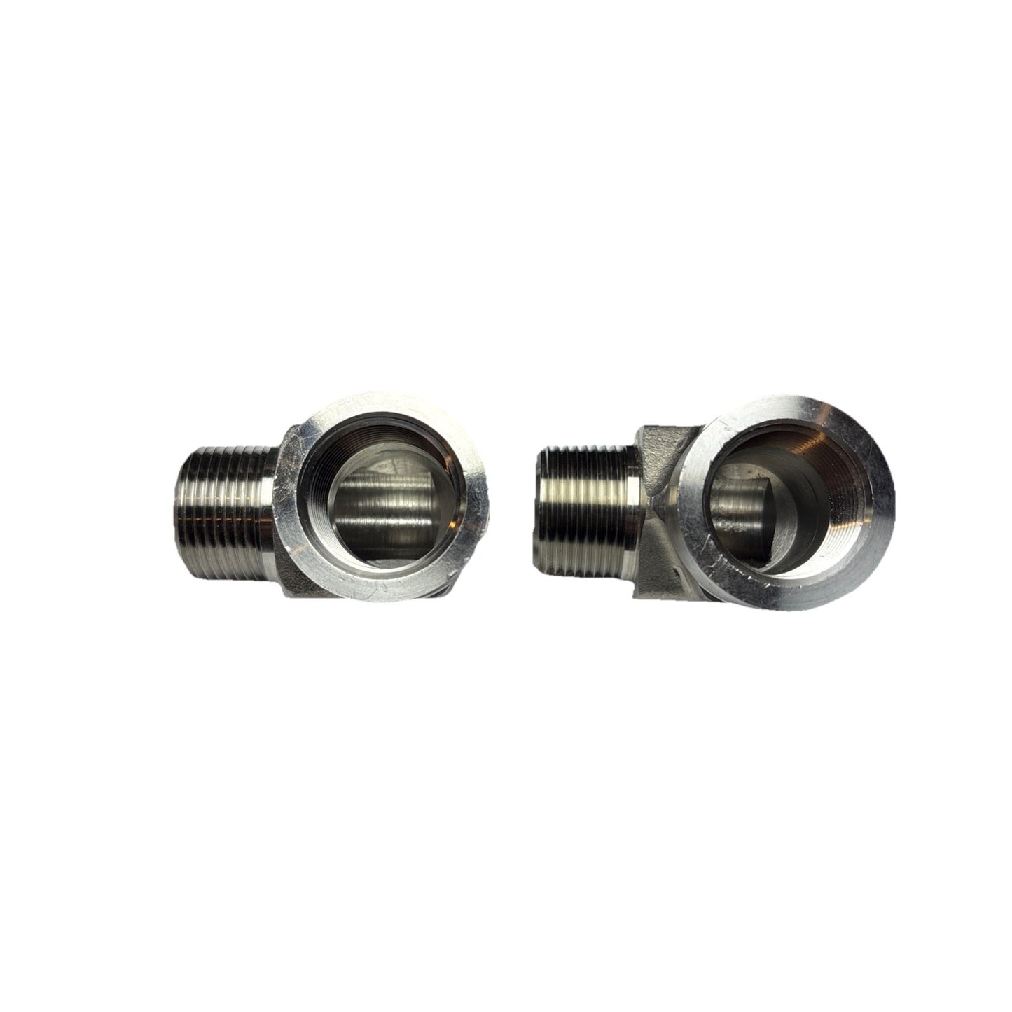 Parker 3/4 x 1/2 CD-SS 90° Elbow Adapter NPTF Male x Female Stainless Steel