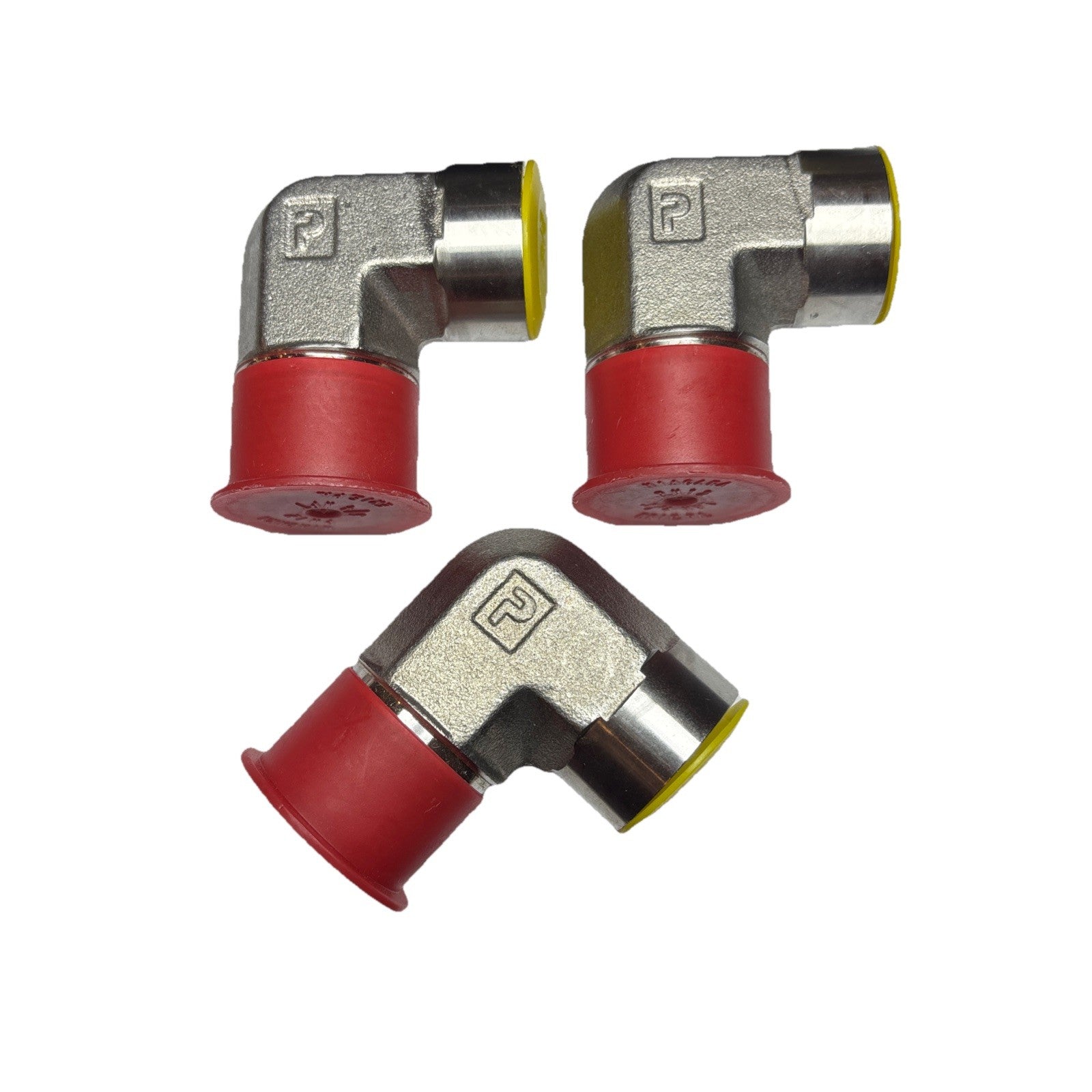 Lot of 3 Parker 3/4 x 1/2 CD-SS Elbow Fittings NPT Male x Female 316 SS 3000 PSI