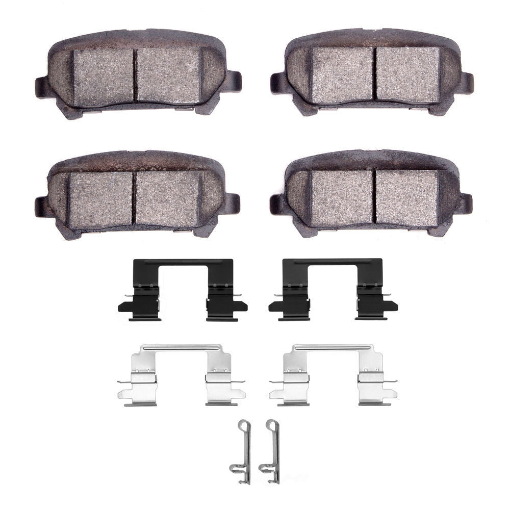 DFC 1551-1806-01 Ceramic Brake Pads Kit Fits Chevrolet Colorado 2015-2020