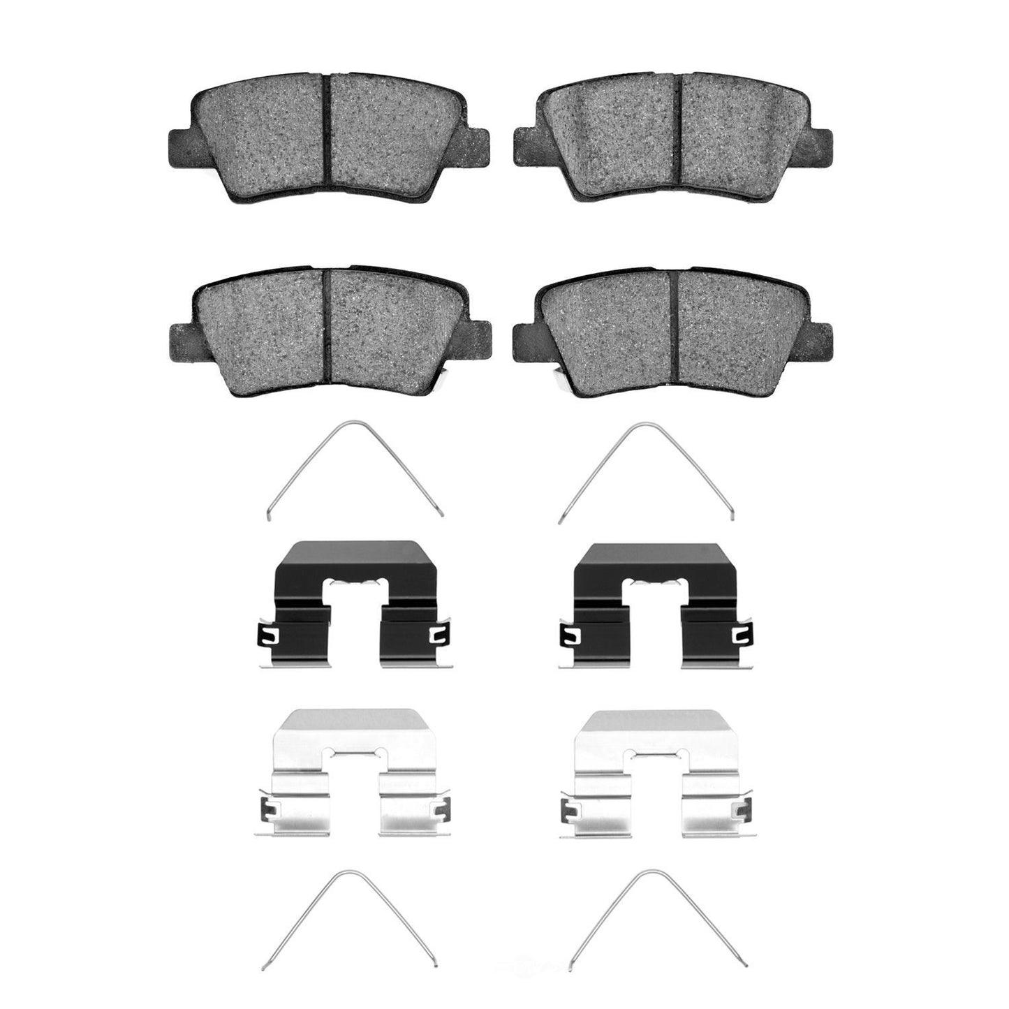 DFC 1551-1812-01 Ceramic Brake Pads Kit Fits Hyundai Elantra Coupe 2013-2014