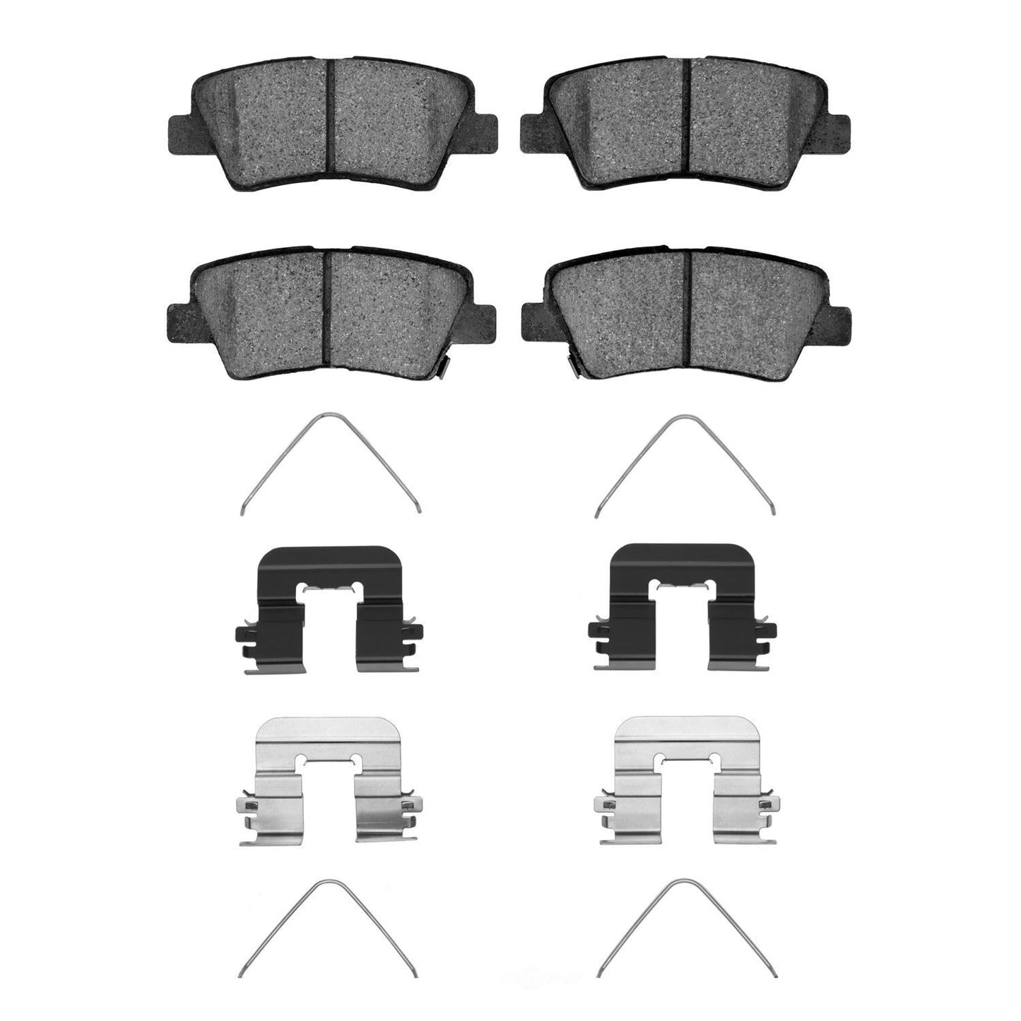 DFC 1551-1813-01 Ceramic Brake Pads Kit Fits Hyundai Kona Electric 2019-2023
