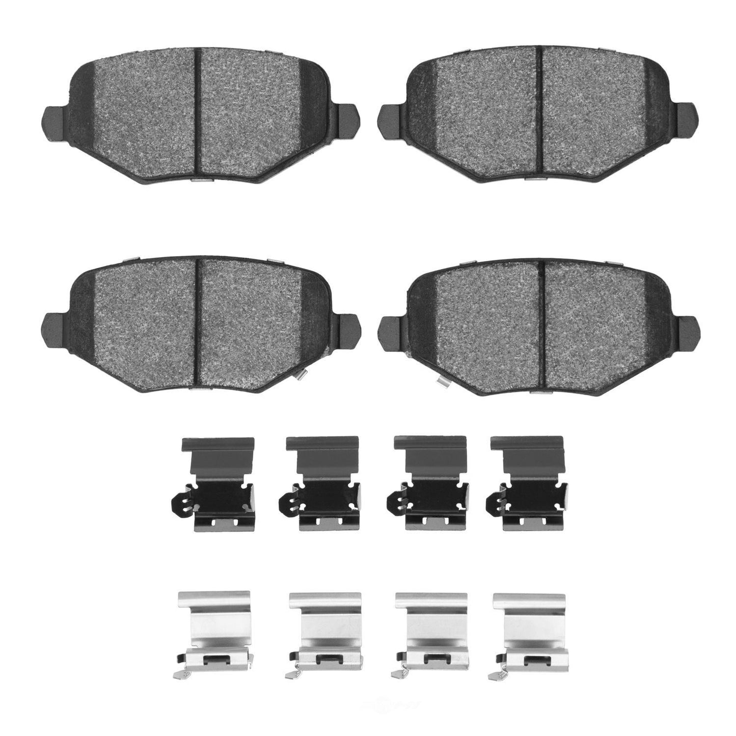 DFC 1551-1719-01 Rear Ceramic Brake Pads Kit Fits Chrysler Town & Country 12-16