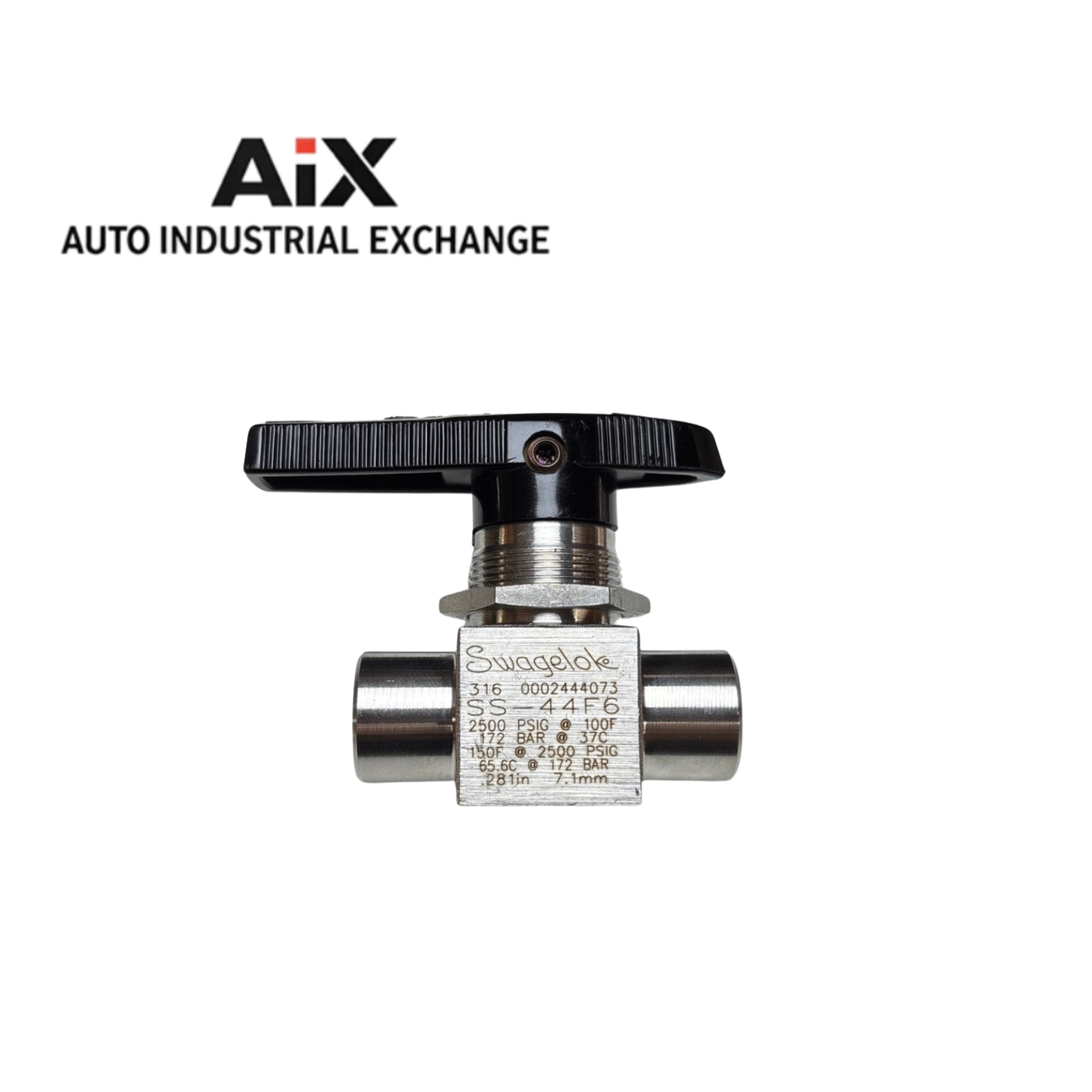 Swagelok SS-44F6 Stainless Steel 3/8" FNPT 40 Series Ball Valve 2.6 Cv