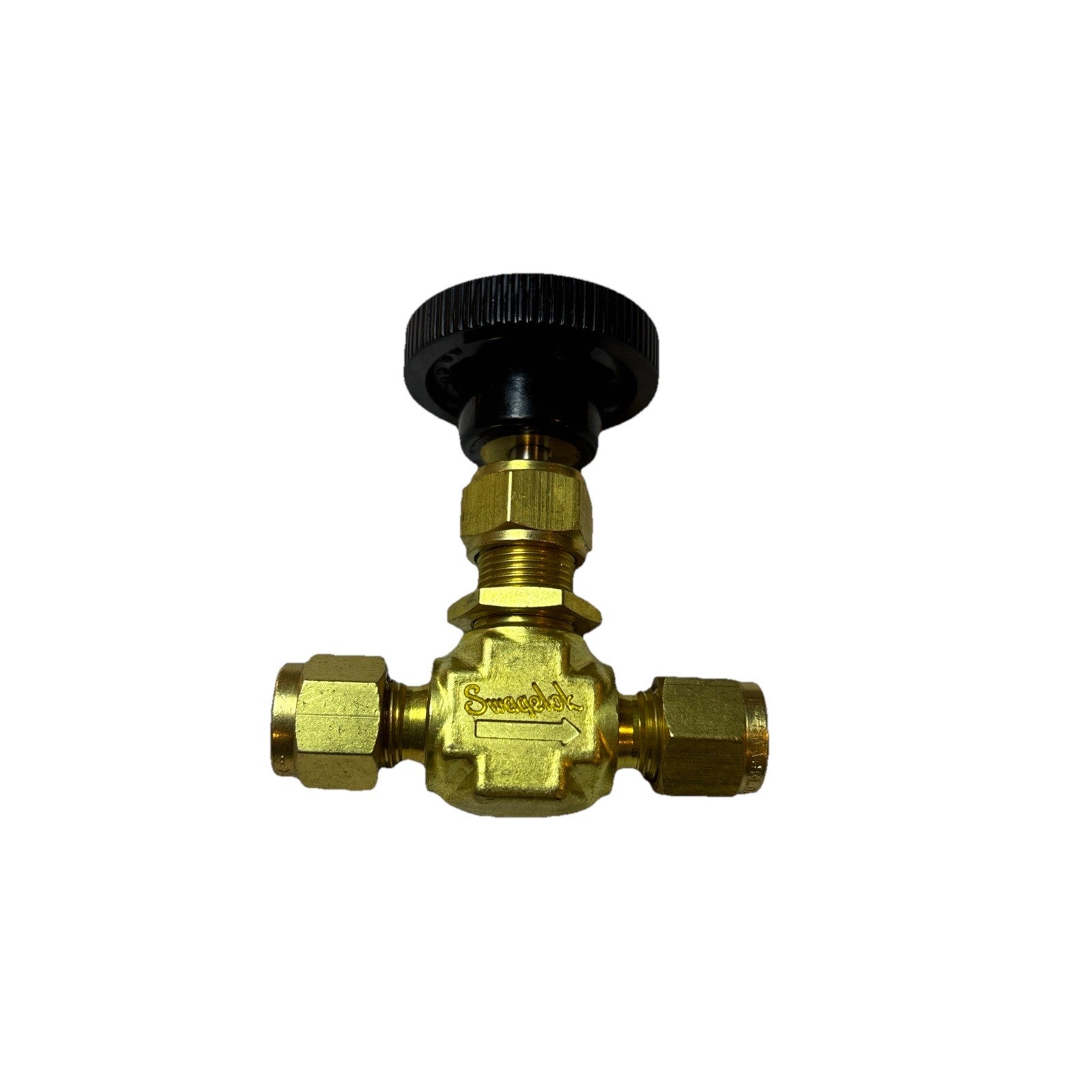 Swagelok Whitey B-1KS4 Brass Globe Valve 1/4” Tube x Tube 3000 PSI NEW