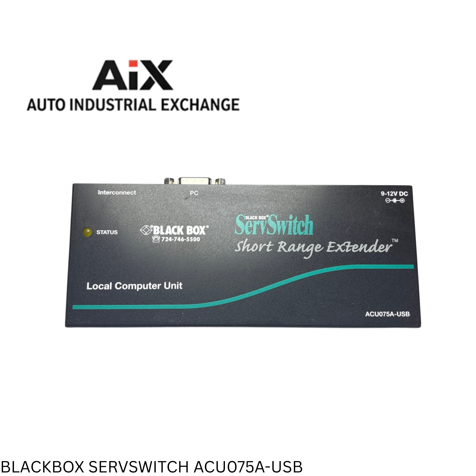 Black Box ServSwitch ACU075A-USB KVM Extender Dual VGA USB CAT5 Remote