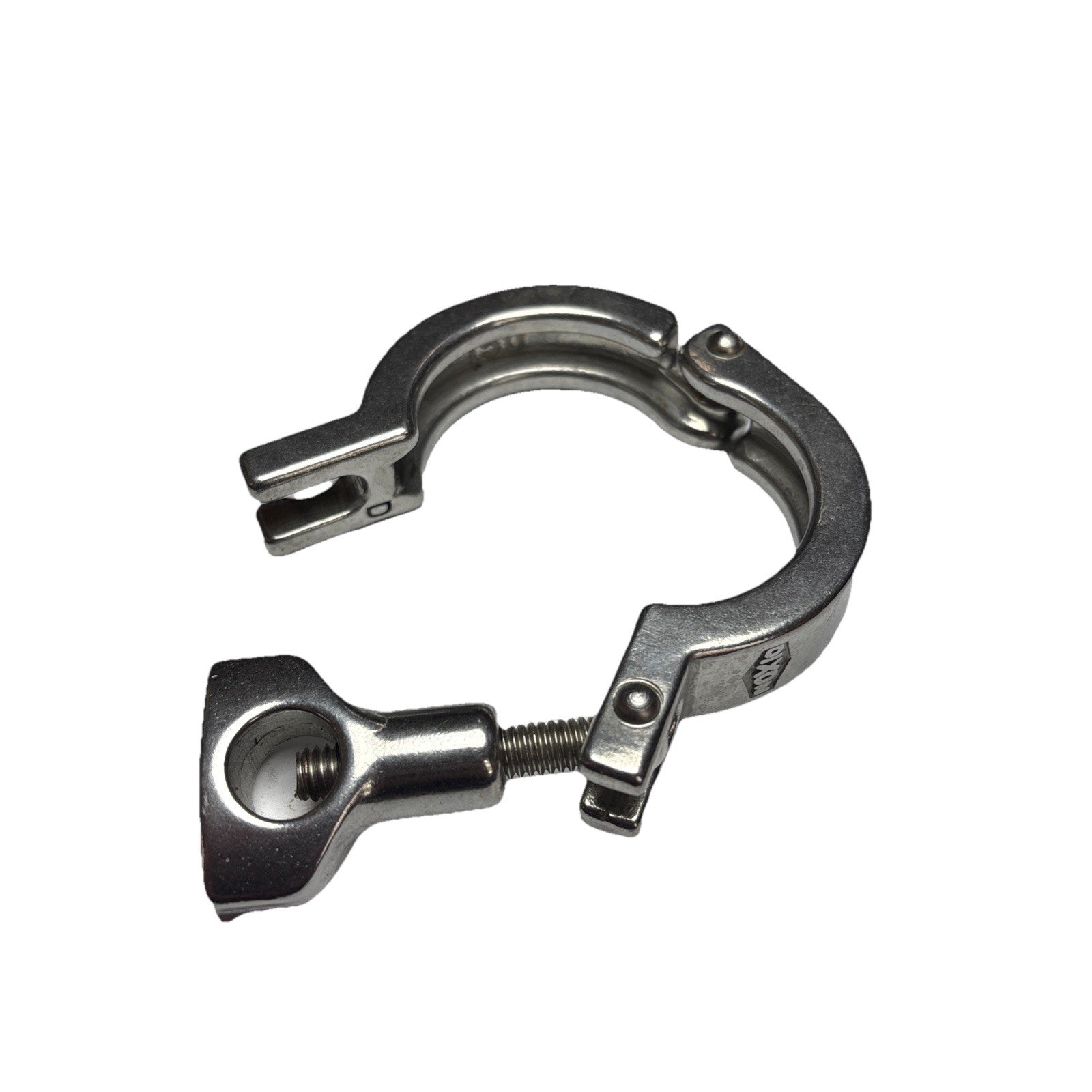 Lot of 3 Dixon 13MHHM Single Pin Heavy Duty Sanitary Clamps 304 Stainless Steel