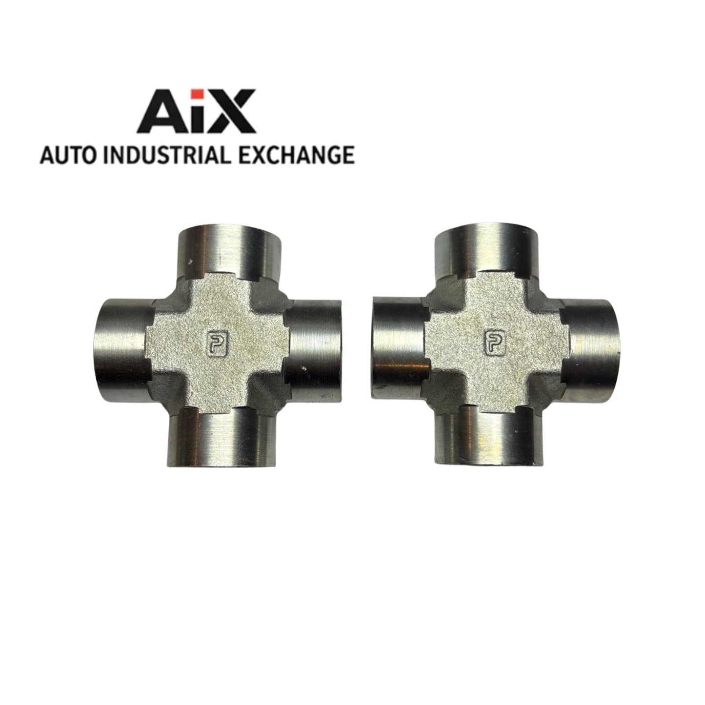 Lot of 2 Parker 1/2 KMM00-S NPT Pipe Fitting Cross 1/2-14 Female Steel 3000 PSI