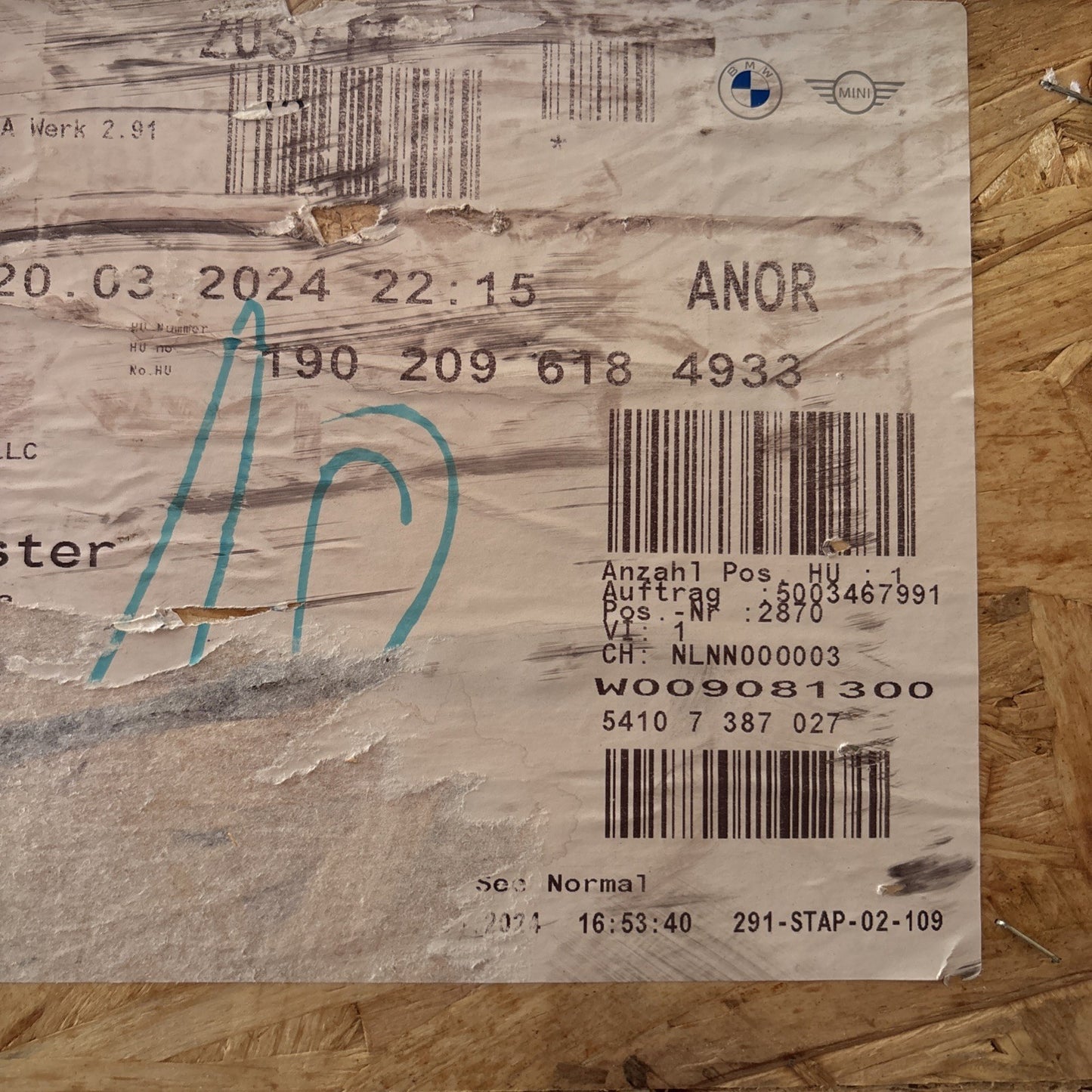 BMW 54107387027 Sunroof Frame – Genuine OEM Factory Replacement New