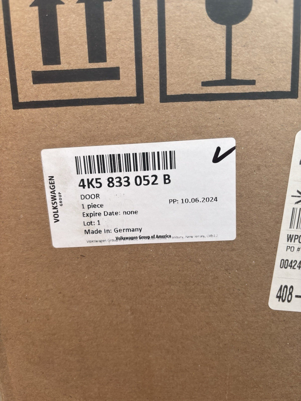 Audi 4K5-833-052-B Door Shell – OEM Genuine Factory Primed New 2021–2025