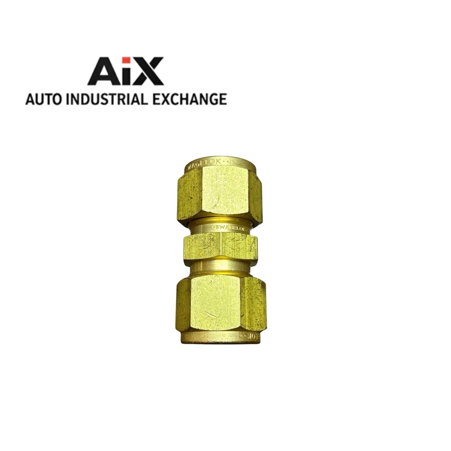 Swagelok Brass Union Fitting 1/2” OD Tube x 1/2” OD B-810-6