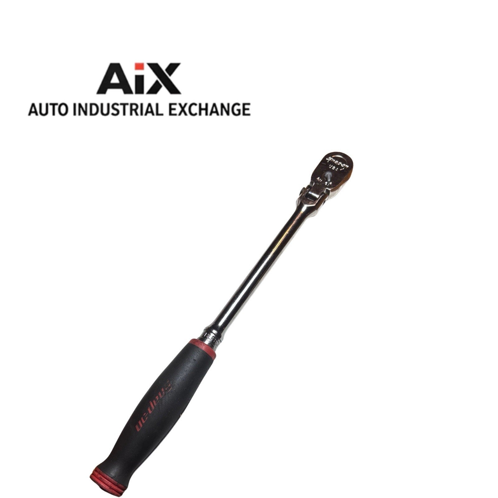 Snap-On FHLF80A 3/8” Drive Soft Grip Long Handle Flex-Head Ratchet – Used