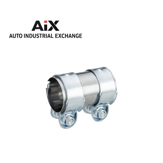 2.5" Exhaust Clamp Stainless Steel Butt Joint Band Flange Clamp Pipe