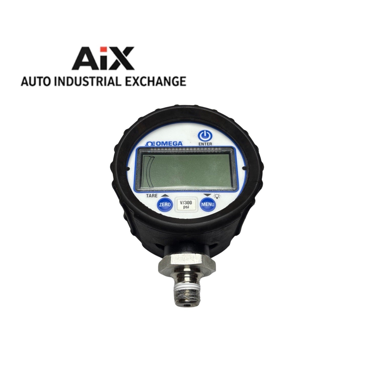 Omega DPG8001-30V300 Digital Pressure Gauge -15 to 300 PSI Vacuum NEMA 4X