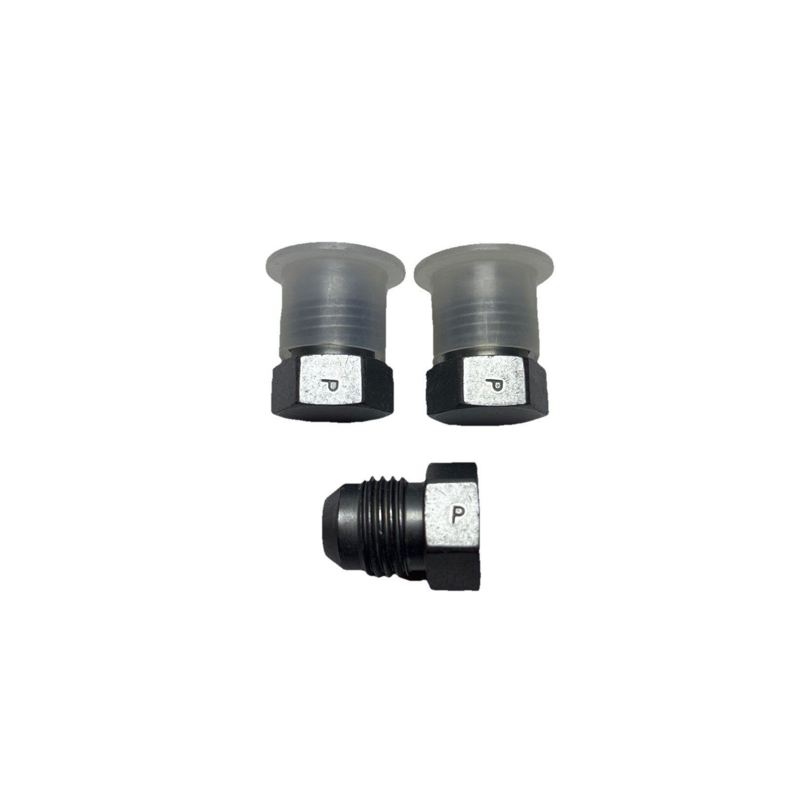 Parker 6 PNTX-S JIC 3/8 Male 37° Flare Plug Triple-Lok Steel – Lot of 3