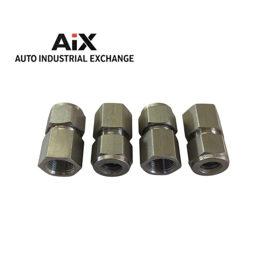 Lot of 4 Swagelok SS-810-7-6 Female Connectors 1/2” Tube OD x 3/8” Female NPT