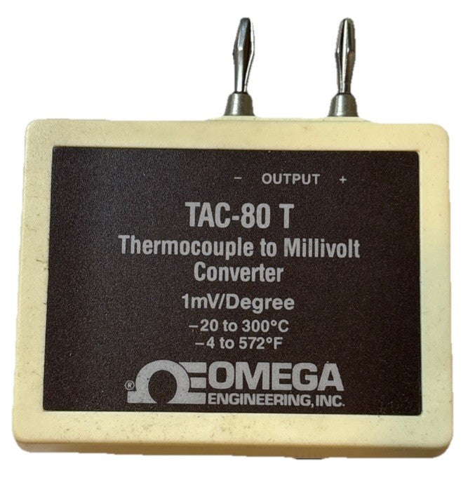 Omega TAC80B-T Thermocouple Converter Type T 1mV/°C Output -20°C to 300°C