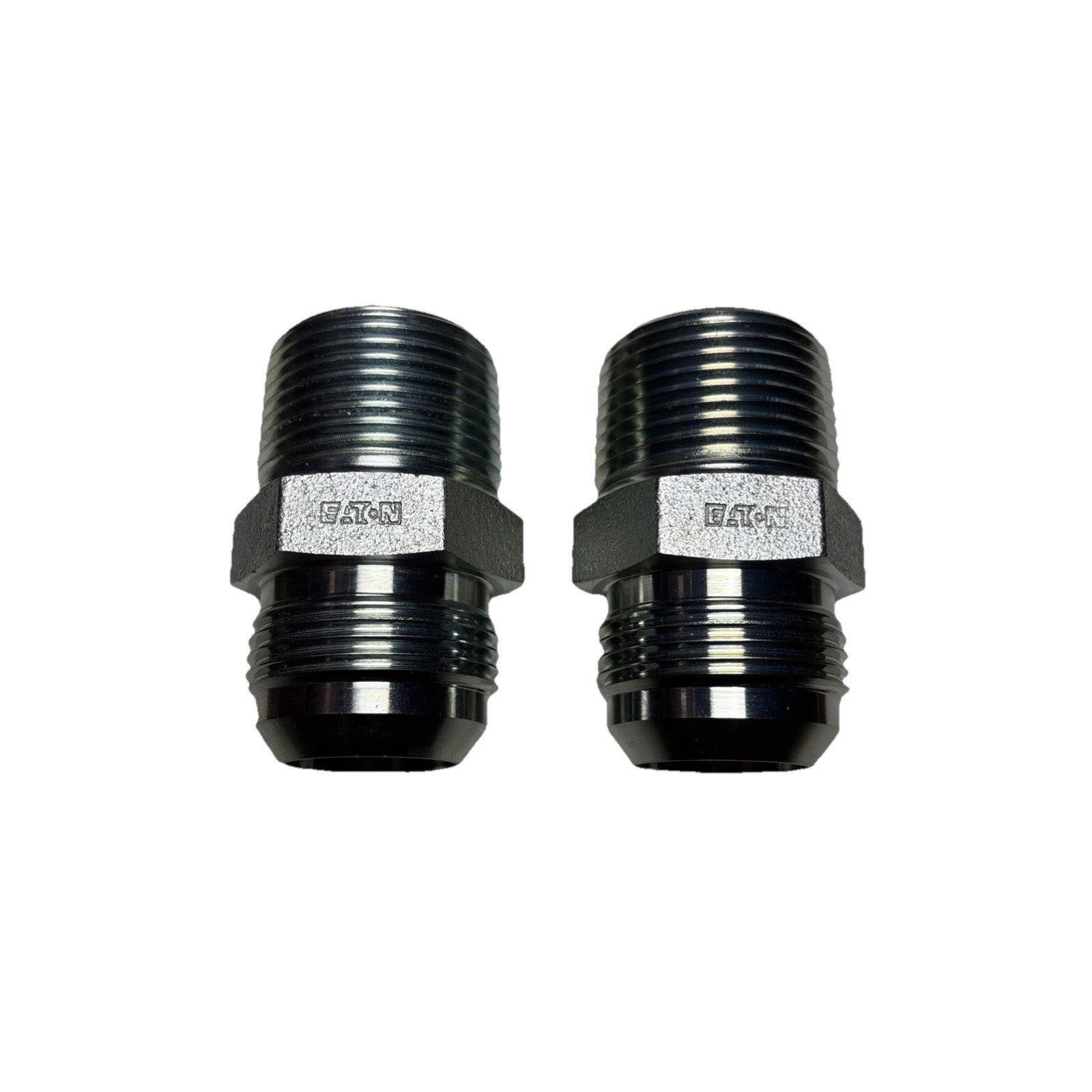 Lot of 2 Eaton Aeroquip 2021-16-16S -16AN x 1” Male NPT 37° JIC Flare Adapter