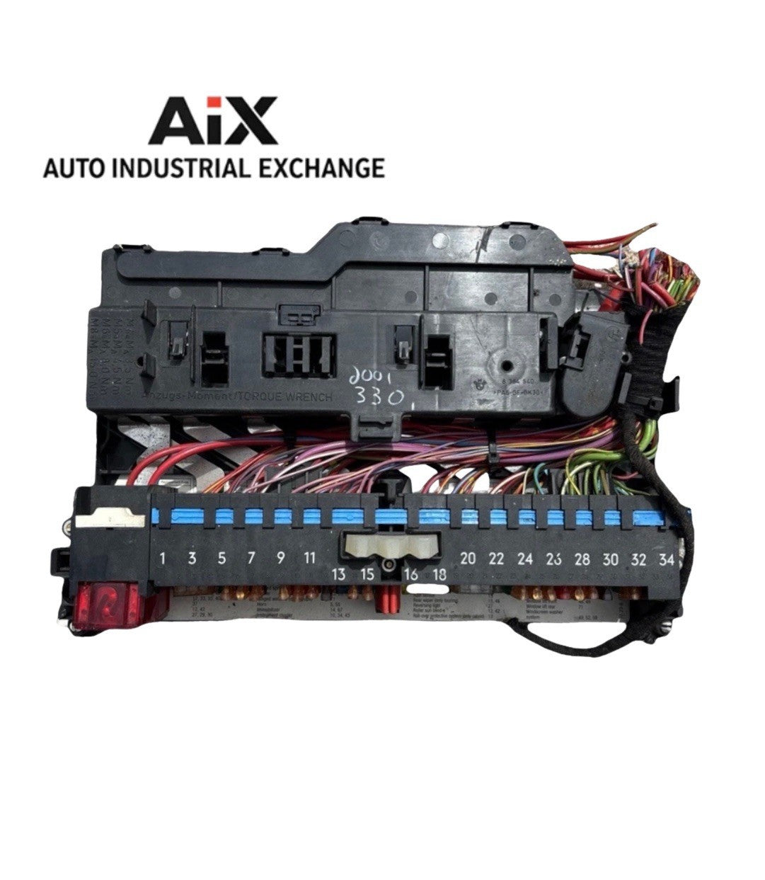 OEM BMW E46 325i M54 Cabin Fuse Relay Box Panel Assembly 2003 Used