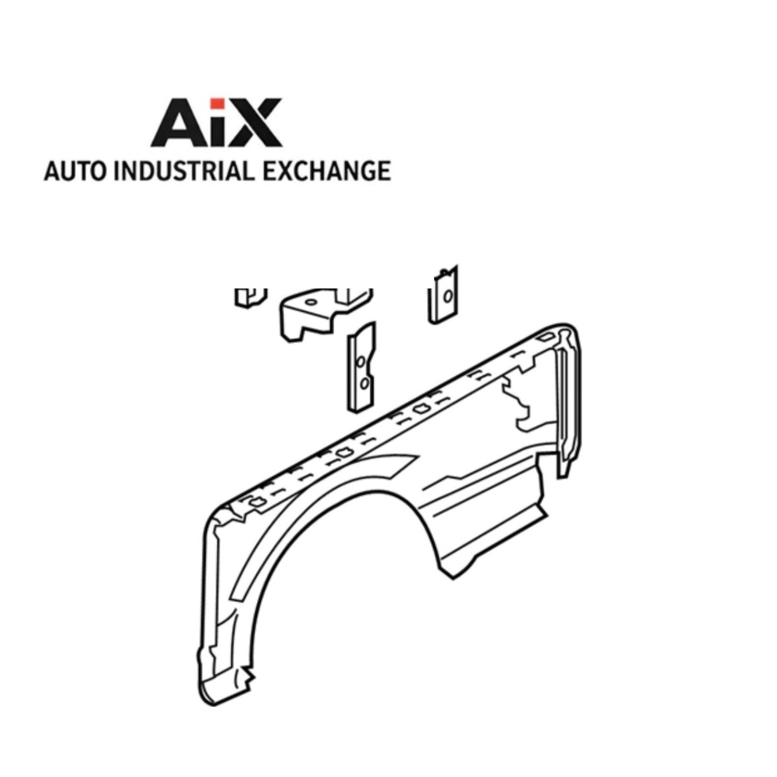 Ford FL3Z-9527841-A Body Side Panel LH Rear 2015–2019 F-150 – New OEM