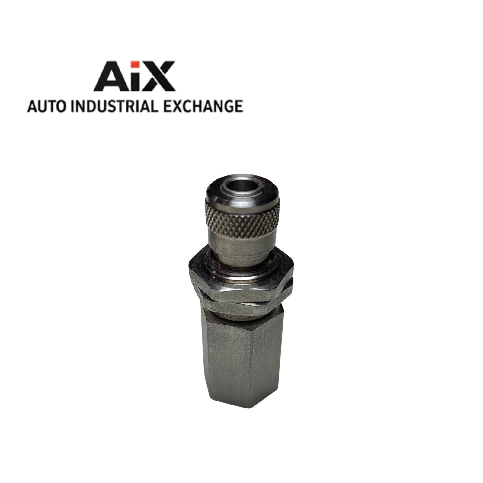 Swagelok SS-QC4-B2-4PF 1/4” FNPT Stainless Bulkhead Quick Connect Body w/ Nuts