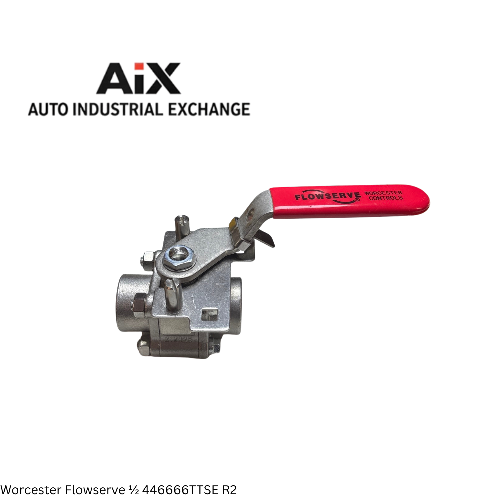 Flowserve Worcester SS ½" 446666TTSER2 Stainless Steel Ball Valve Lever Handle