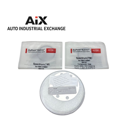 Equilibar RBK-H3P1SN Replacement Kit SS316L/FFKM w/ DuPont Kalrez O-Rings