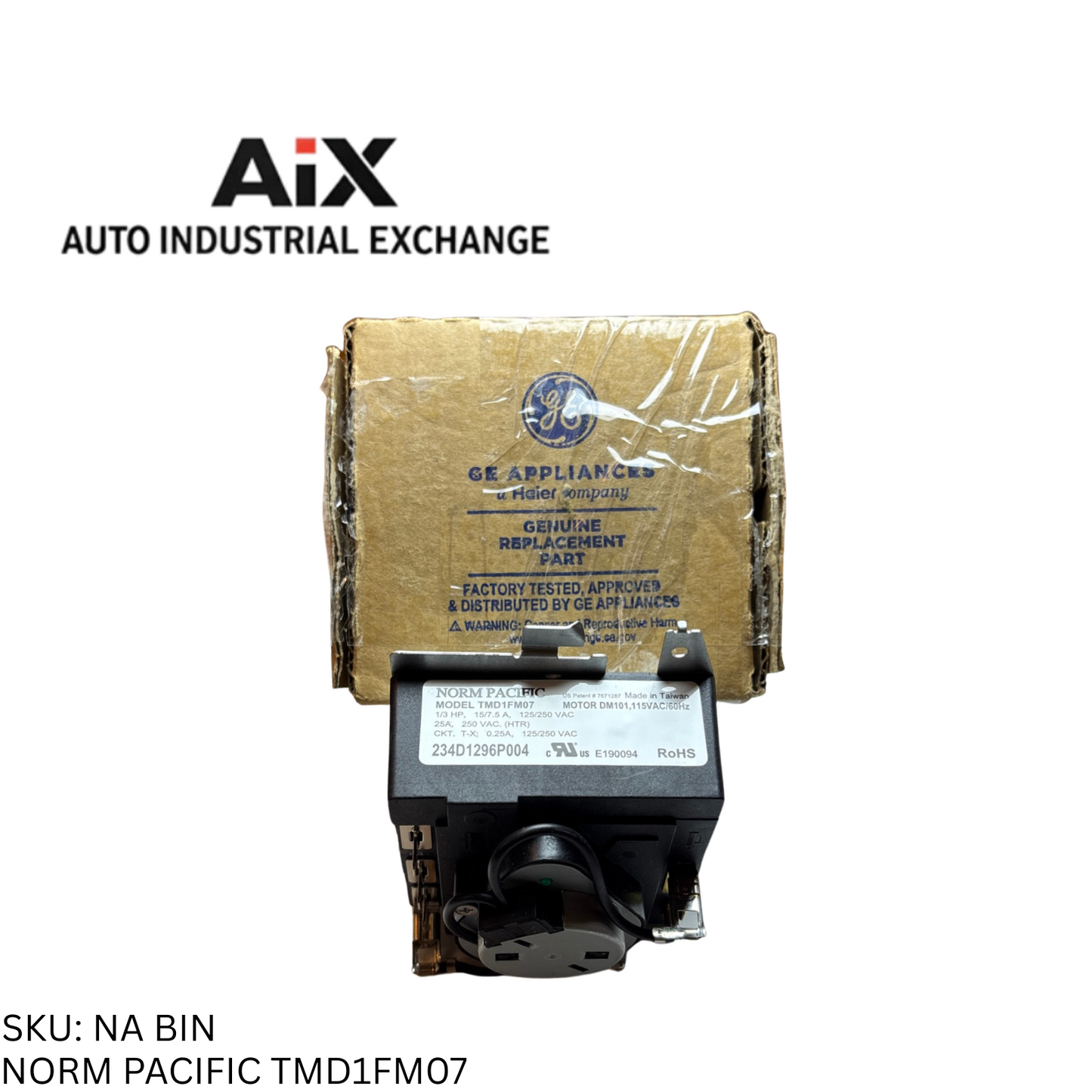 Norm Pacific TMD1FM07 Dryer Cycle Control Timer GE Hotpoint RCA Sears 234D1296P0