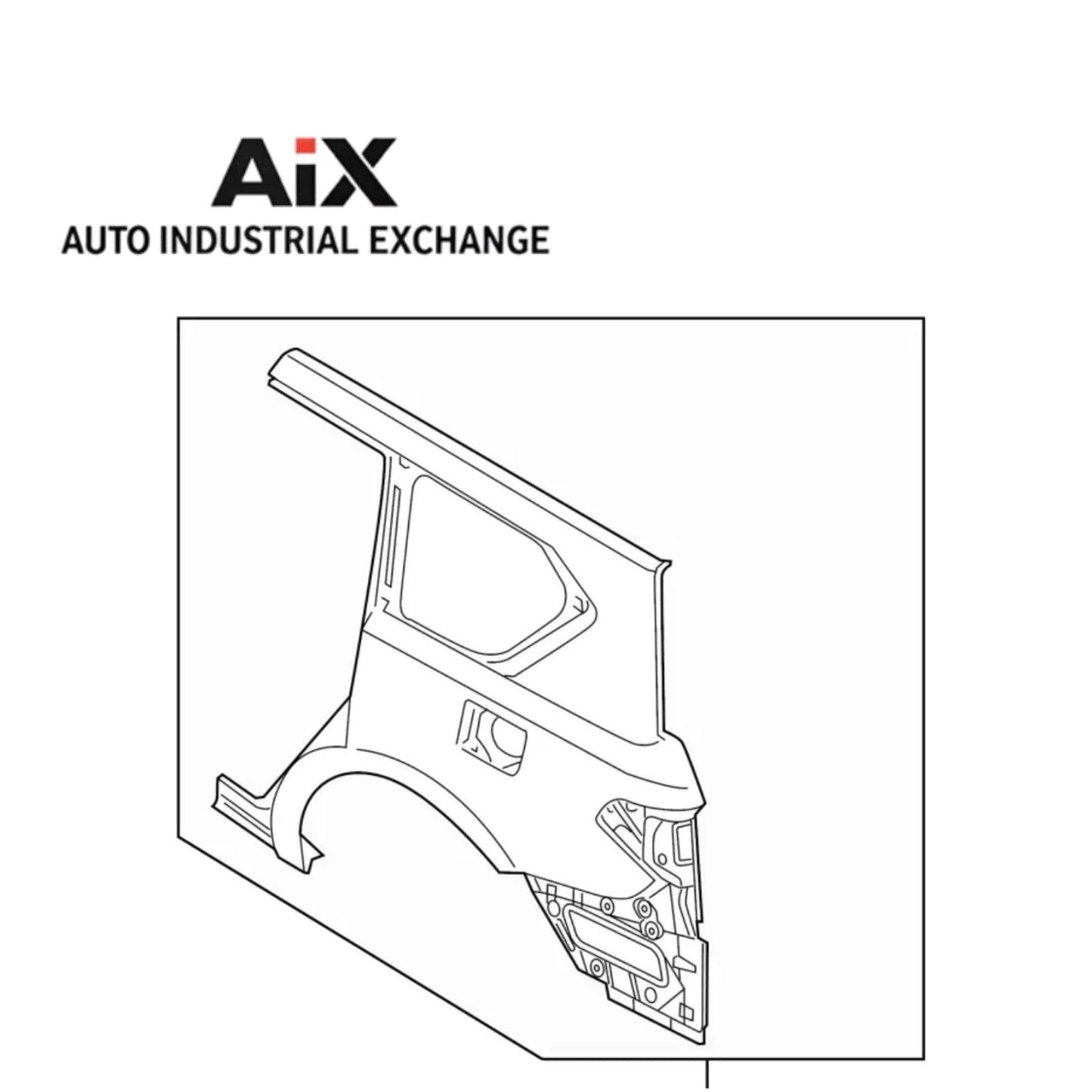 Infiniti QX56 QX80 Rear Fender RH 78100-1LA9A Steel Panel 2011–2020