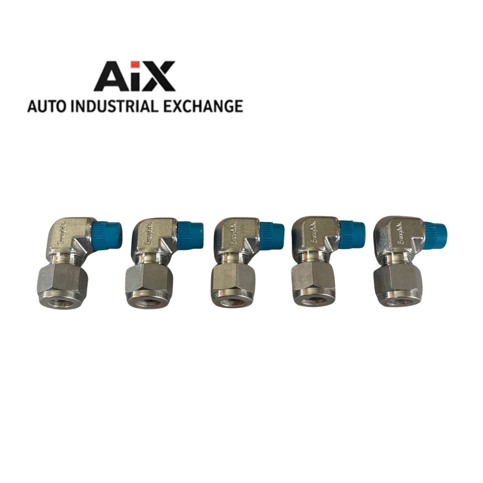 Lot of 5 Swagelok SS-600-2-2 Male Elbow 3/8” Tube OD x 1/8” Male NPT Stainless