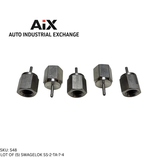 Lot of 5 Swagelok SS-2-TA-7-4 Stainless Steel Tube Fitting Female 1/8 x 1/4 NPT