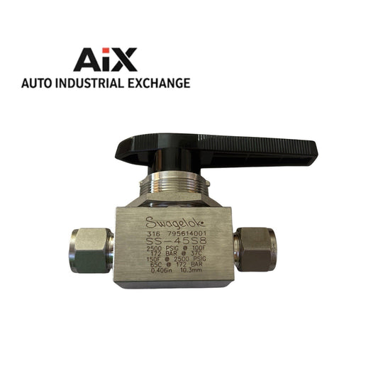 Swagelok SS-45S8 1/2” Ball Valve 2500 PSI Stainless Steel 40 Series ZZP