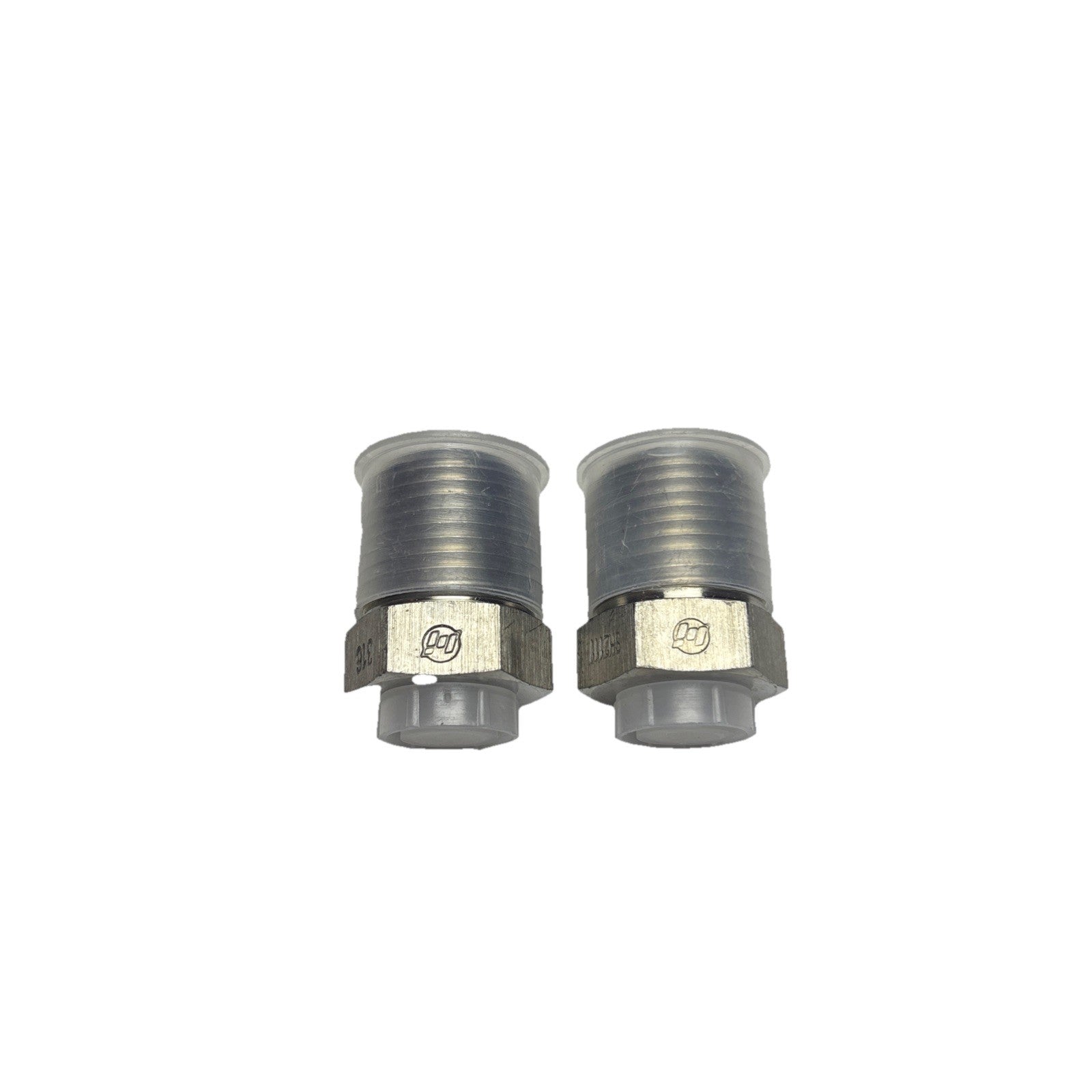 Lot of 2 Brennan 1/2 x 1/4 NPT SS Pipe Reducers – Parker PTR-SS Equivalent