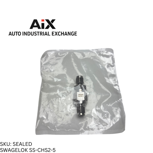 Swagelok SS-CHS2-5 Stainless Steel Check Valve 1/8" Tube Fitting 6000 psig