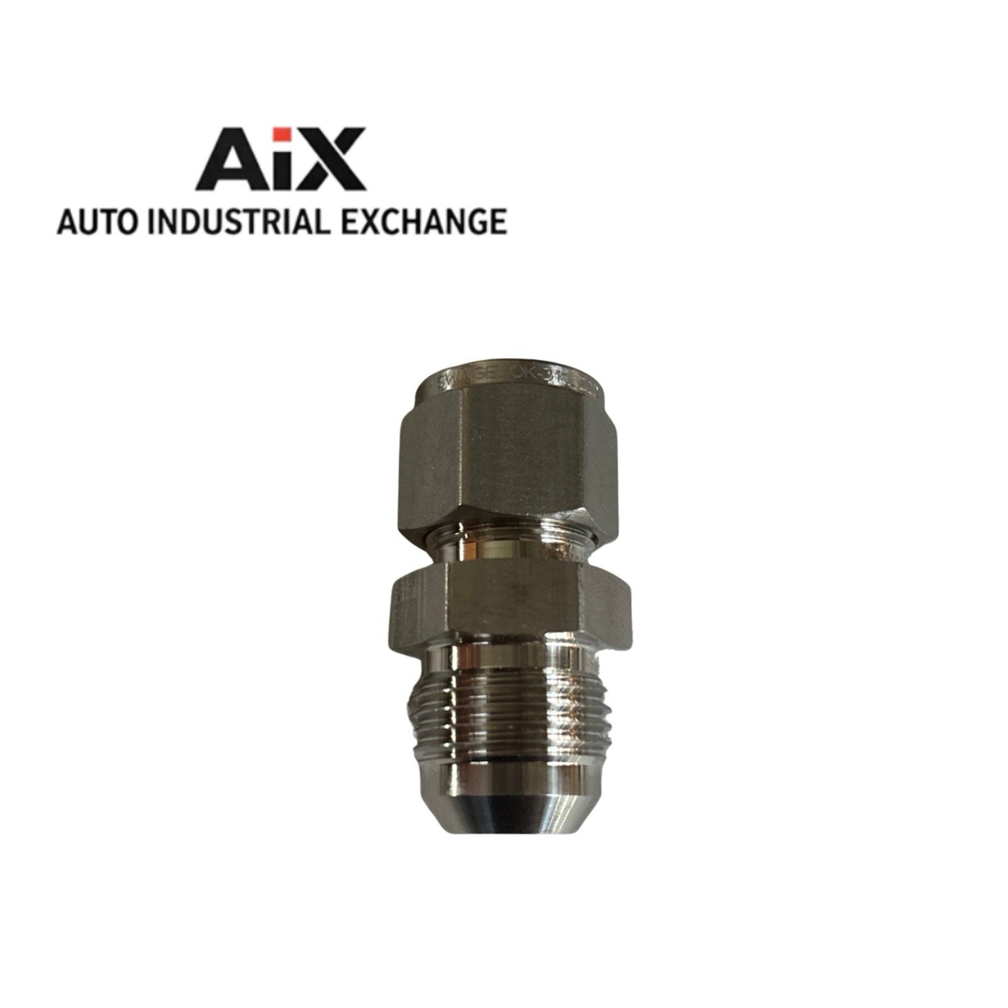 Swagelok Stainless Tube Fitting 1/2” Tube OD x -10AN 37° Male Flare SS