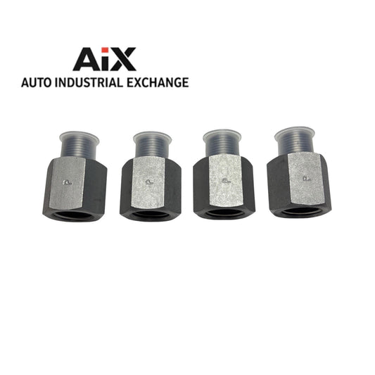 Parker 1/2 x 3/8 FG-S NPTF Steel Male Adapter Fitting – 4 Pack / Lot Of 4