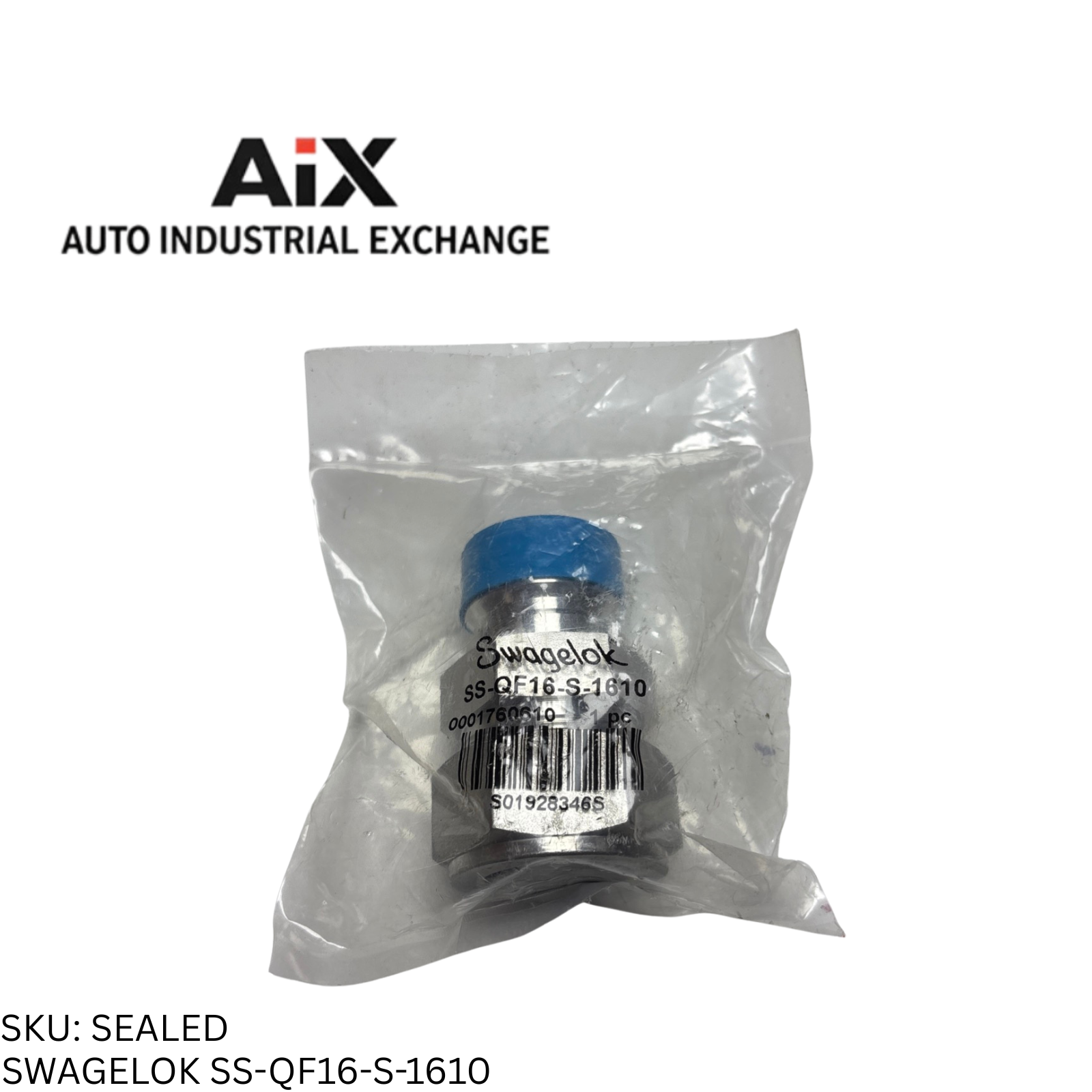 Swagelok SS-QF16-S-1610 Stainless Full Flow Quick Connect Stem 1" Tube