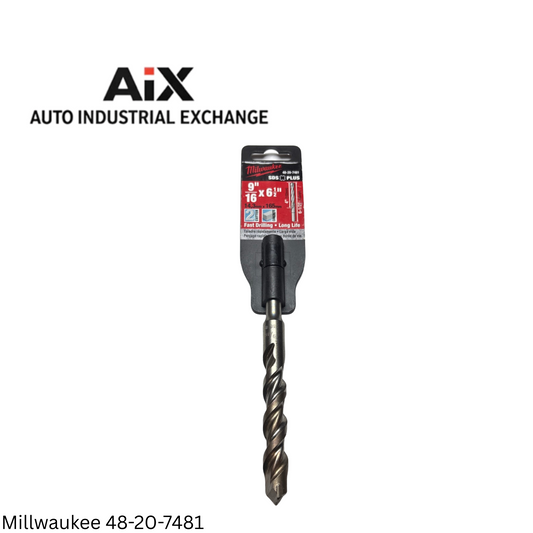 Milwaukee M/2 48-20-7481 SDS Plus 2-Cutter Rotary Hammer Bit 3/4" x 10"